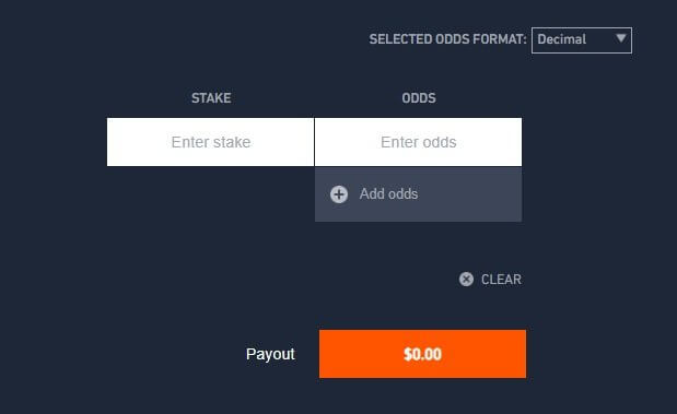 How to calculate a bet payout